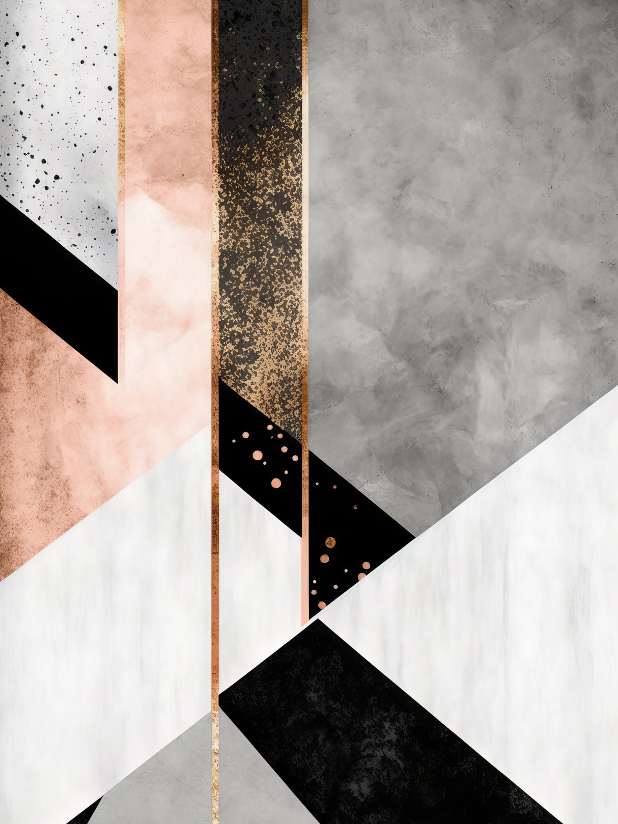 Geo Abstract 1 Poster och Canvastavla