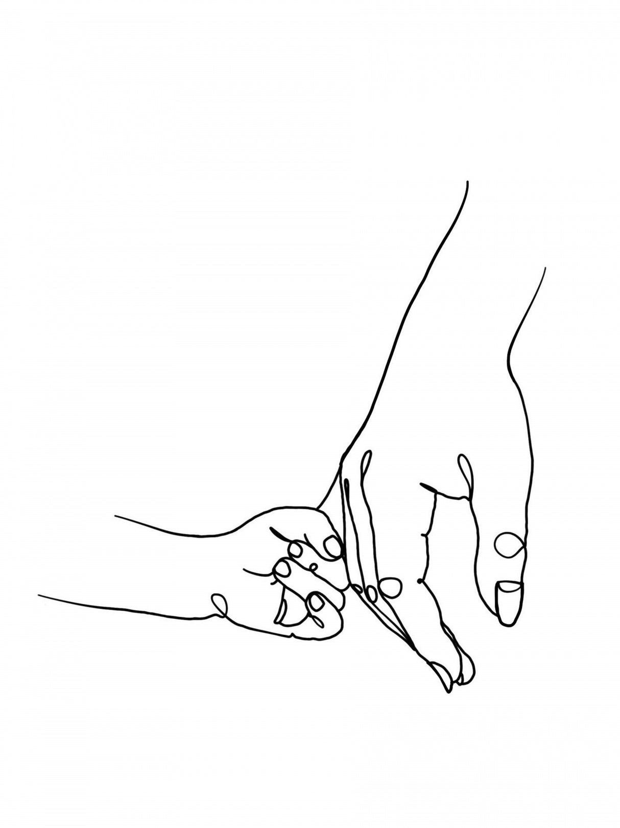 Mother and Daughter Poster och Canvastavla