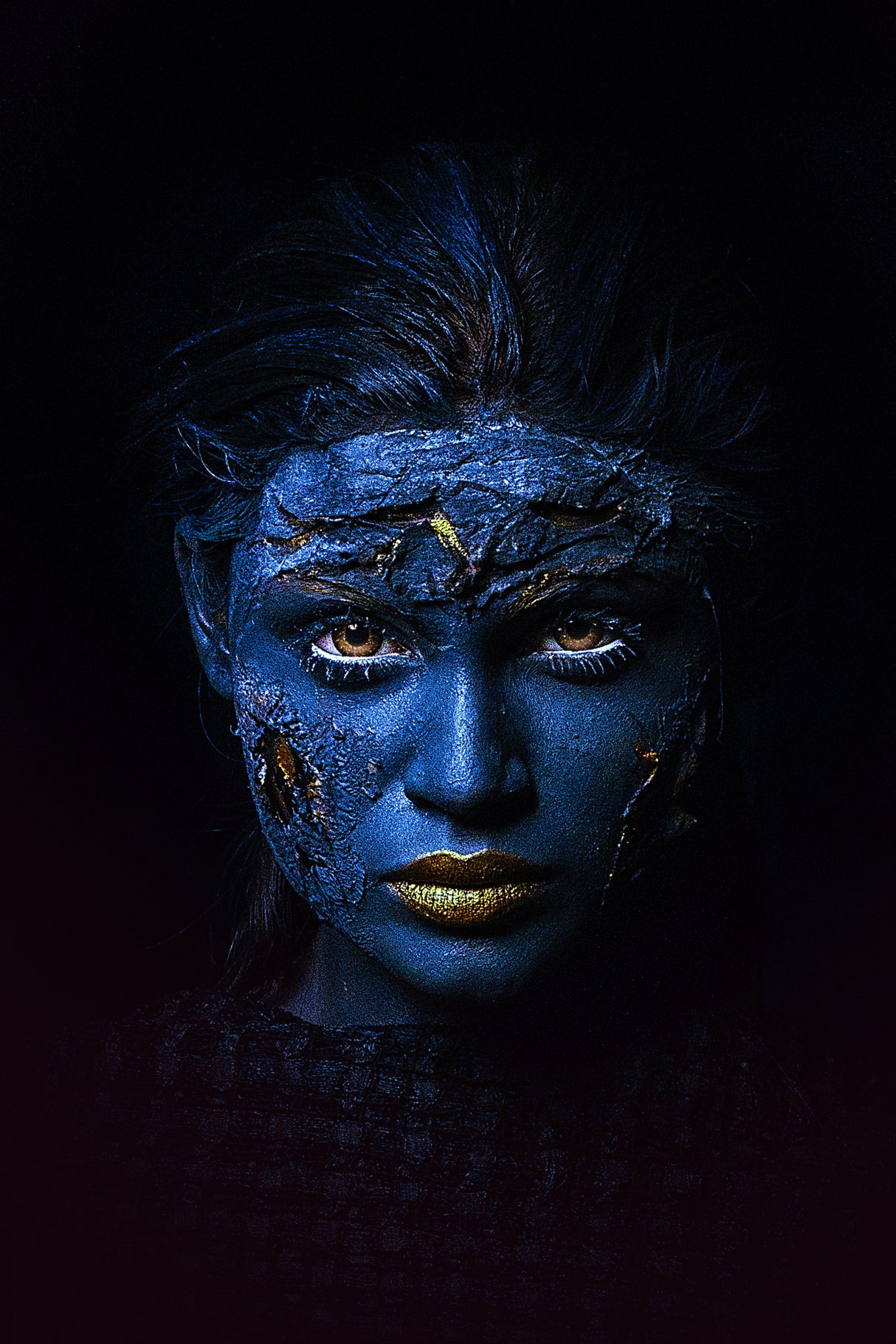 BLUE MASK Poster och Canvastavla