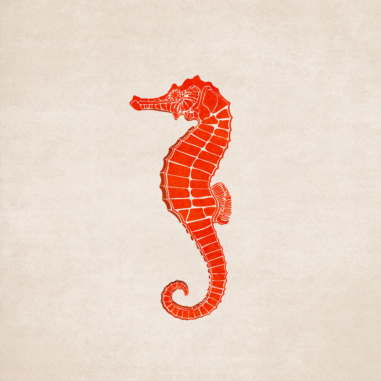 Sea Horse Poster och Canvastavla