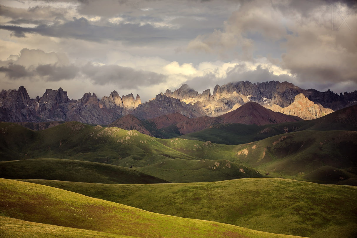Tibetan Plateau Poster och Canvastavla