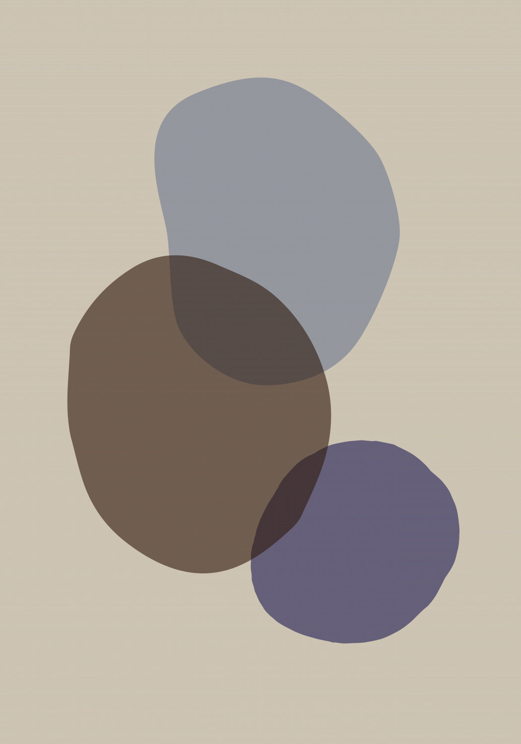 Organic Shapes 05 Poster och Canvastavla