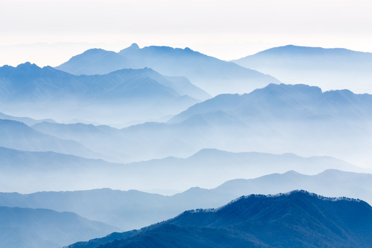 Misty Mountains Poster och Canvastavla
