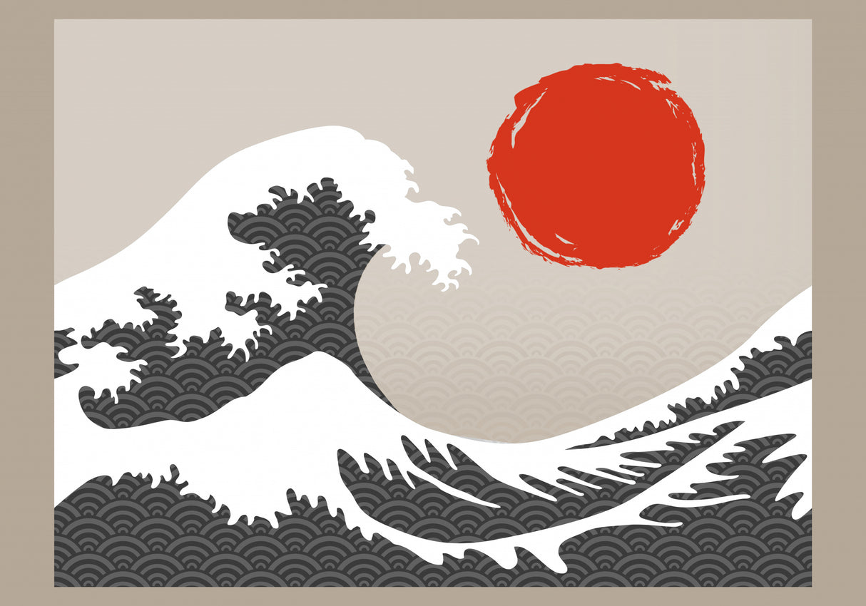 The Grey Wave Poster och Canvastavla