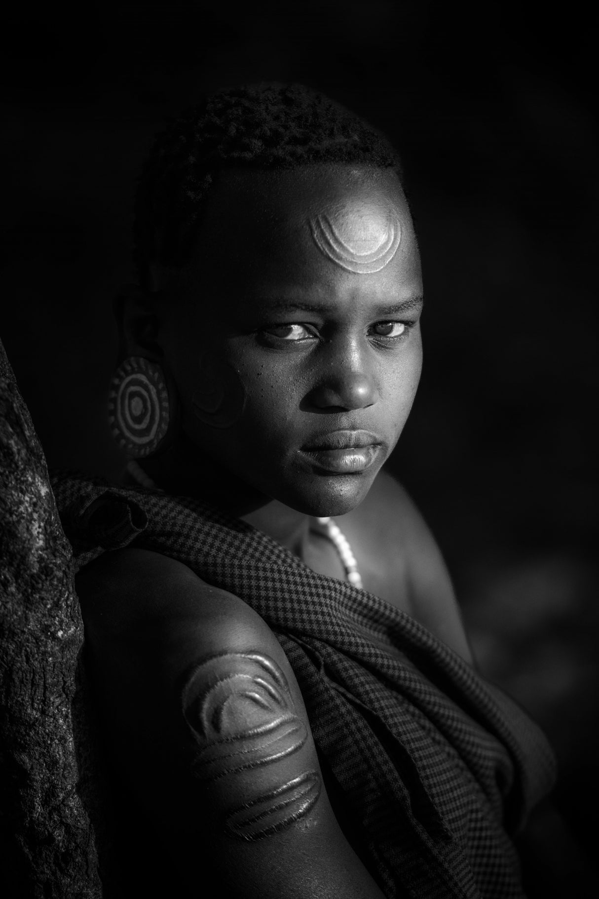 Suri tribes girl Poster och Canvastavla