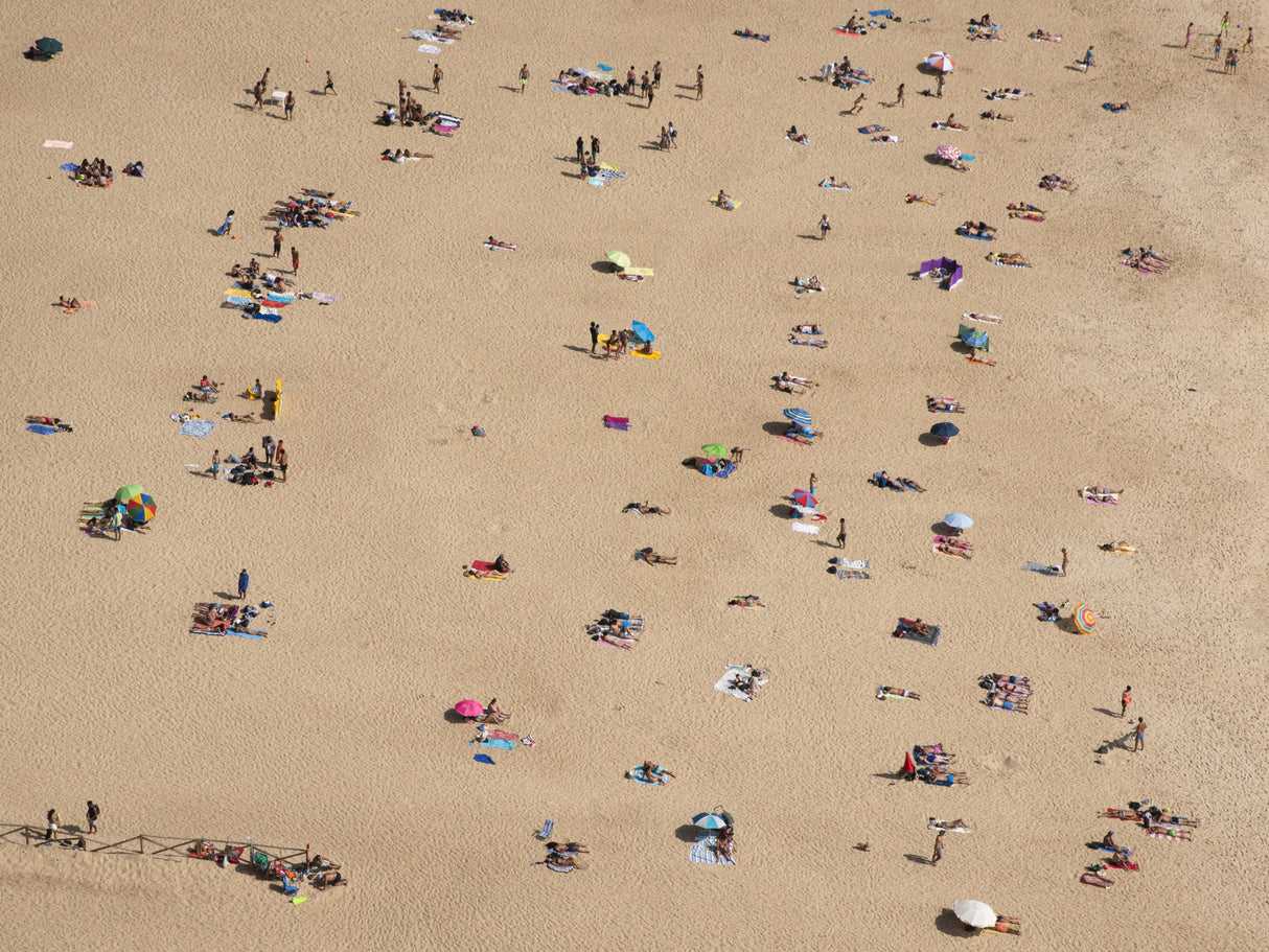Colorful summer beach Poster och Canvastavla