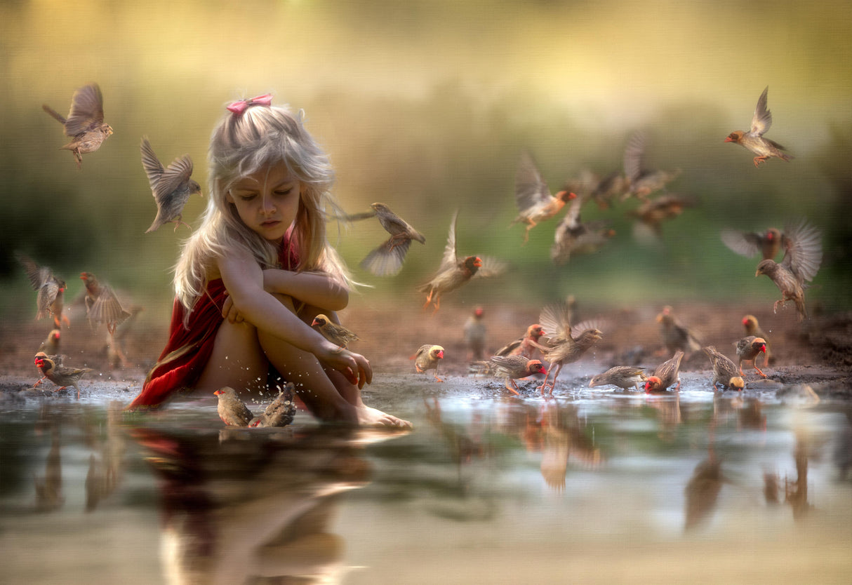 '...Be free with us, our little bird....' Poster och Canvastavla