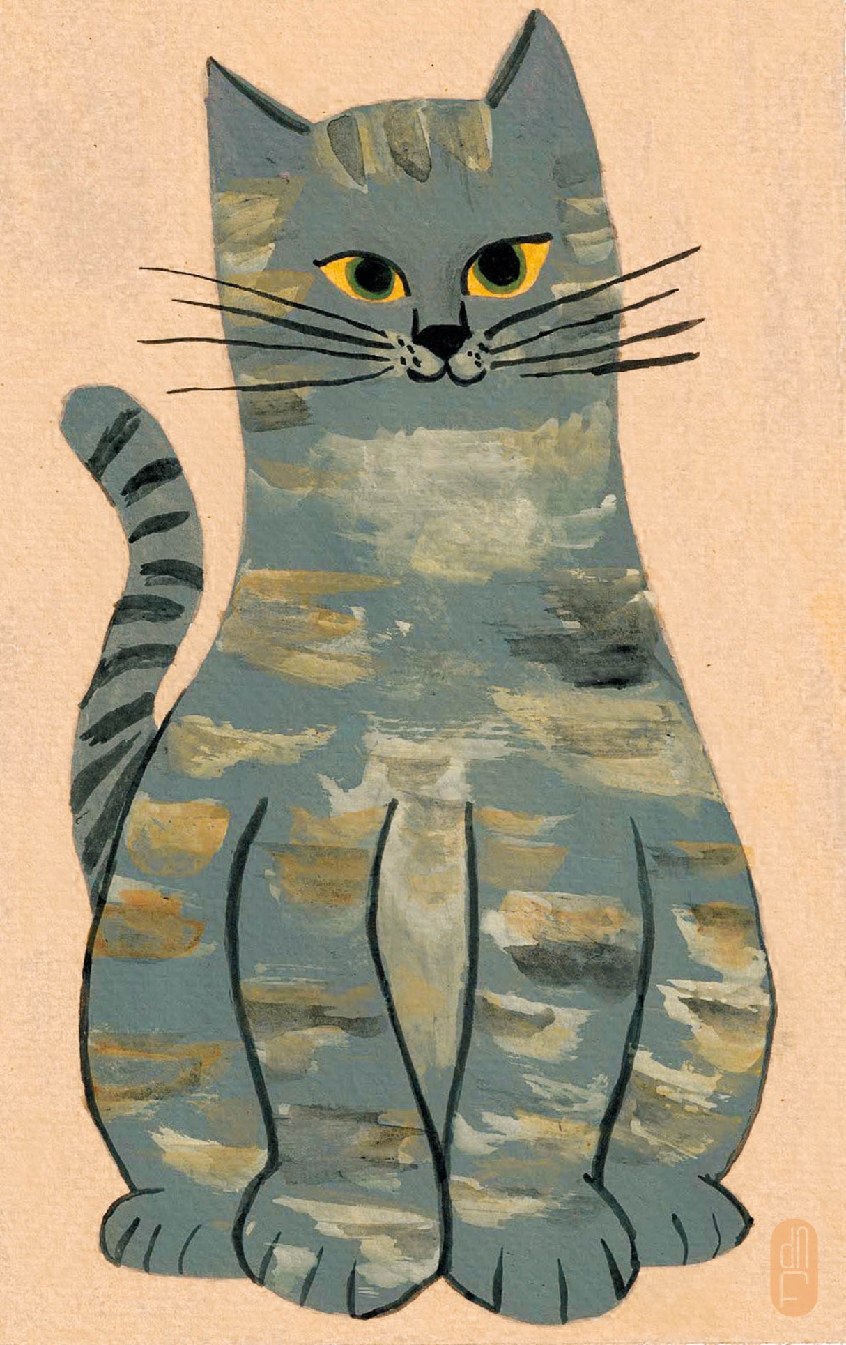 Louise the Cat Poster och Canvastavla
