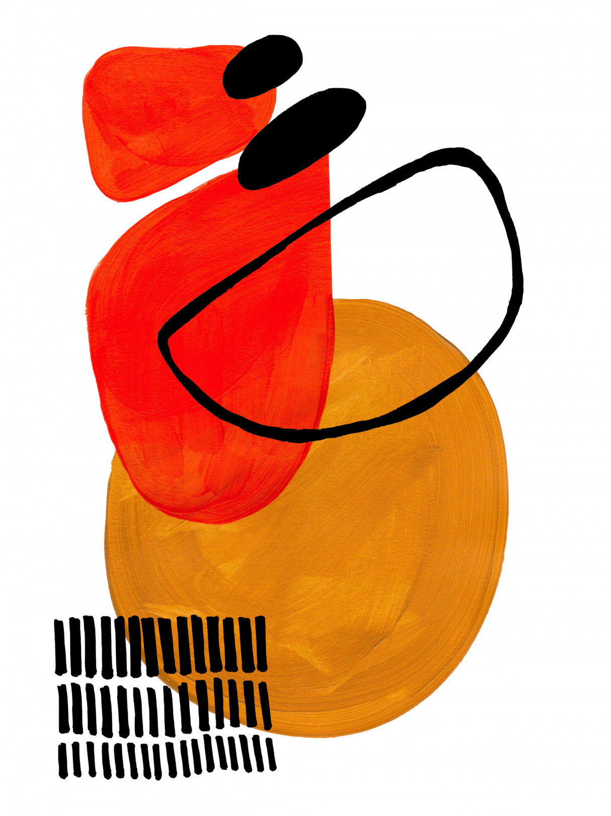 Sunset Orbit Poster och Canvastavla