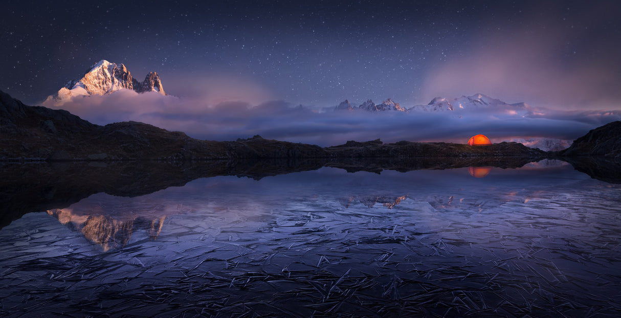Lac des Cheserys Poster och Canvastavla