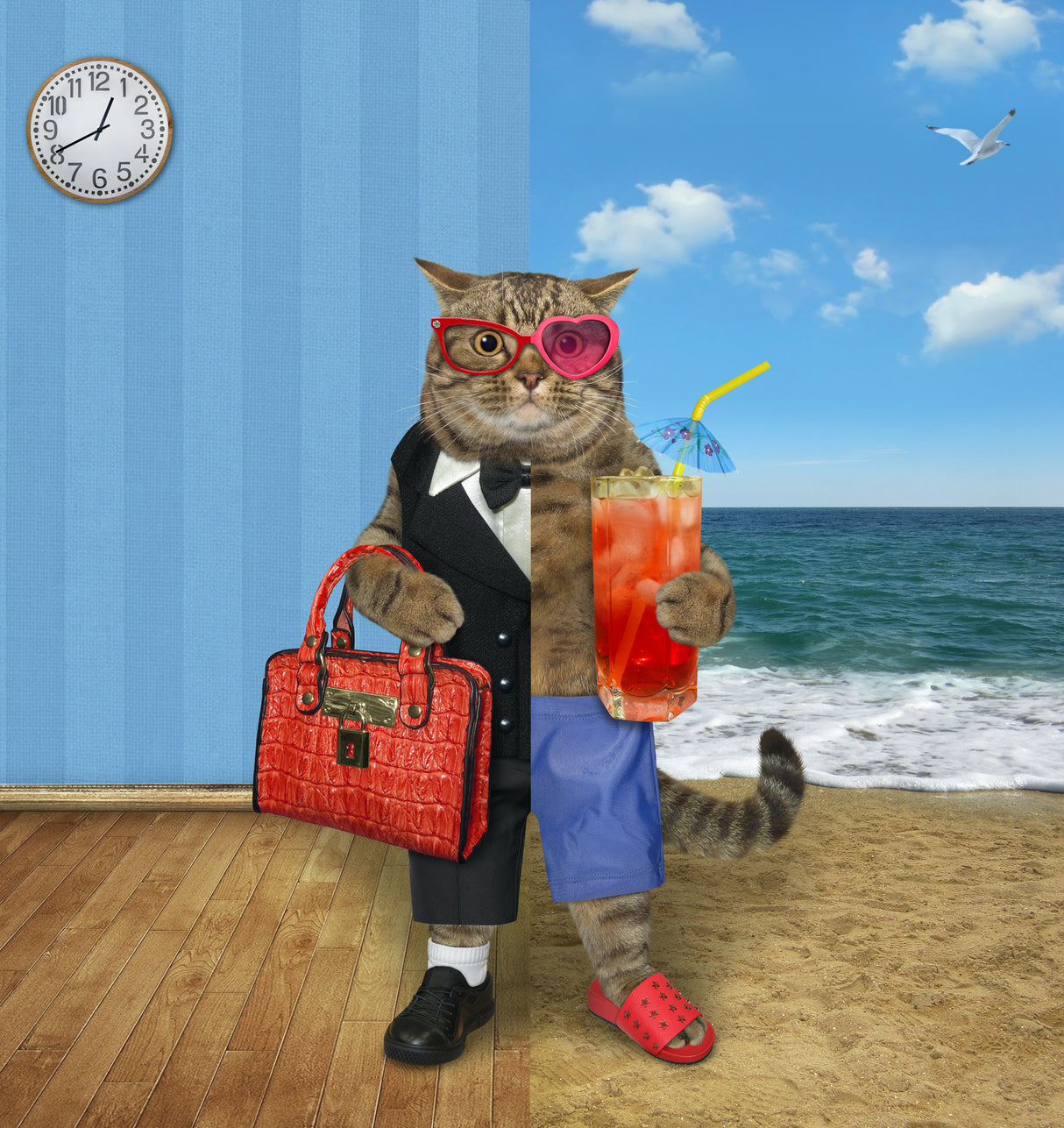 Work or leisure ... Poster och Canvastavla