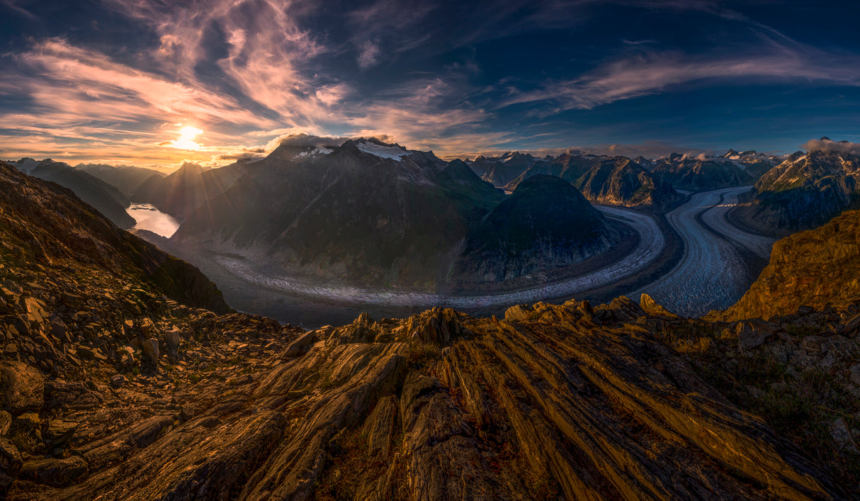 Gilkey Glacier Lookout Poster och Canvastavla