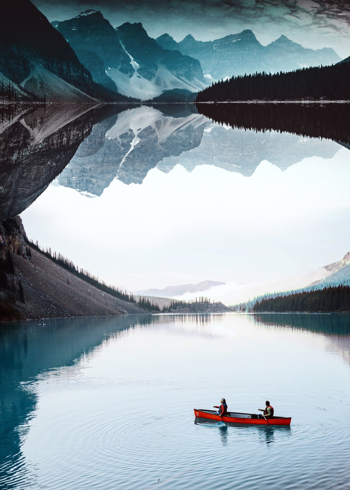 Another Lake Poster och Canvastavla