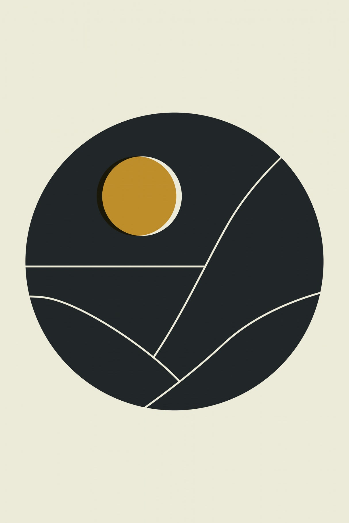 Minimal Mountains Series #2 Poster och Canvastavla