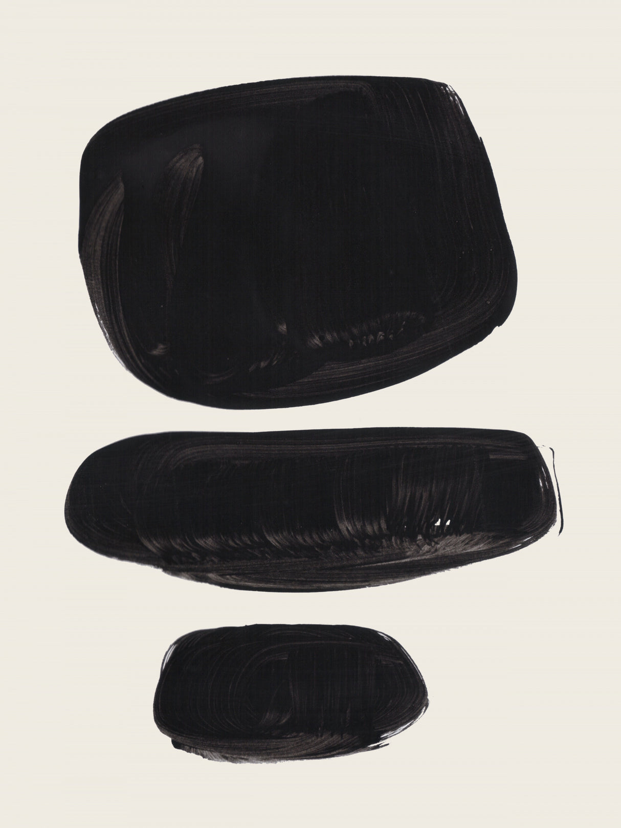 Ink Pebble Poster och Canvastavla