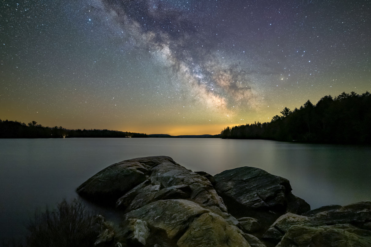 Milky Way in Spring Poster och Canvastavla