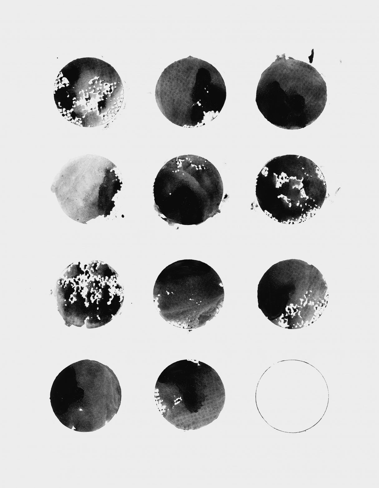 Twelve Moons Poster och Canvastavla
