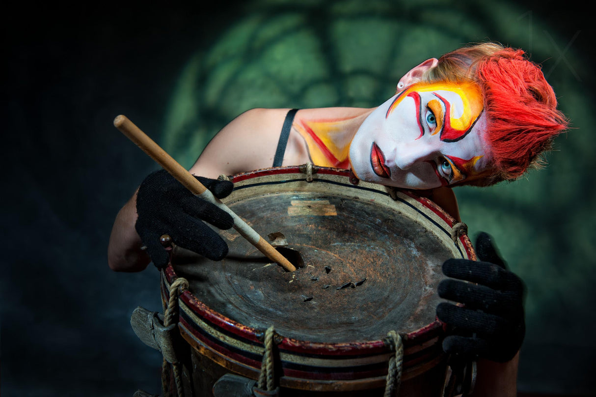Silent Drummer Poster och Canvastavla