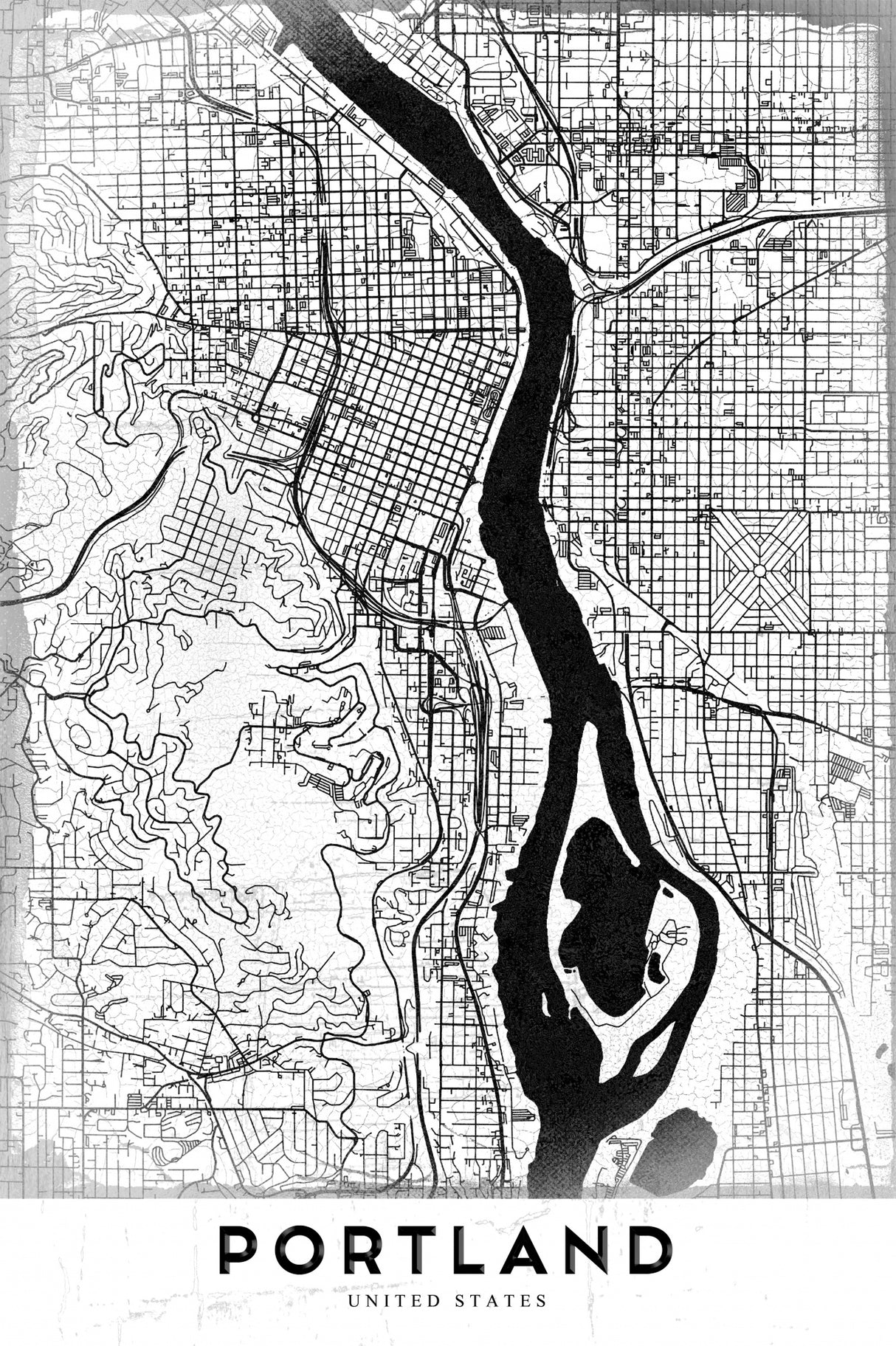 Portland Poster och Canvastavla