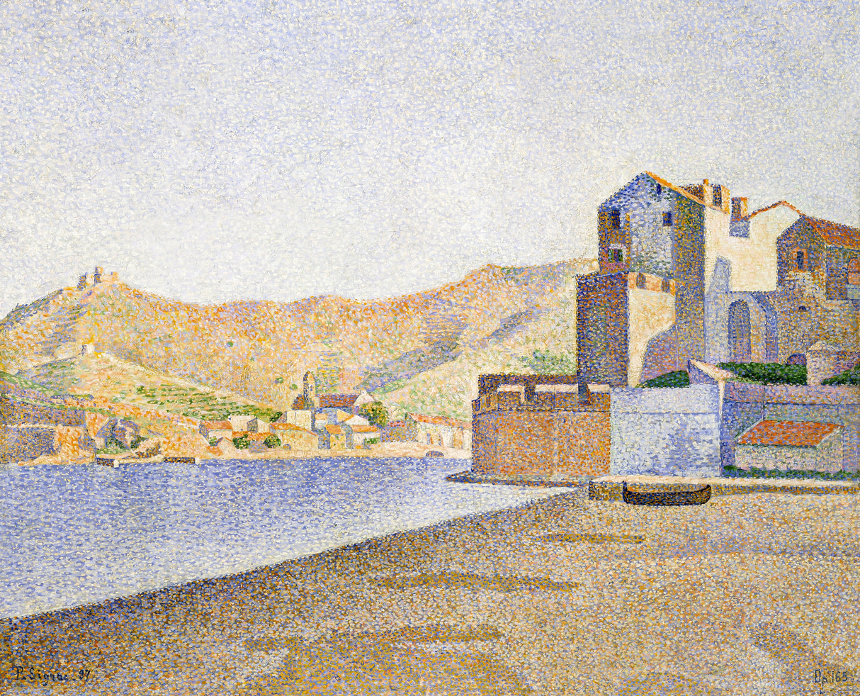 The Town Beach, Collioure 1887 Poster och Canvastavla