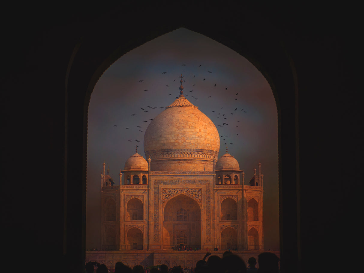 Taj Mahal Poster och Canvastavla