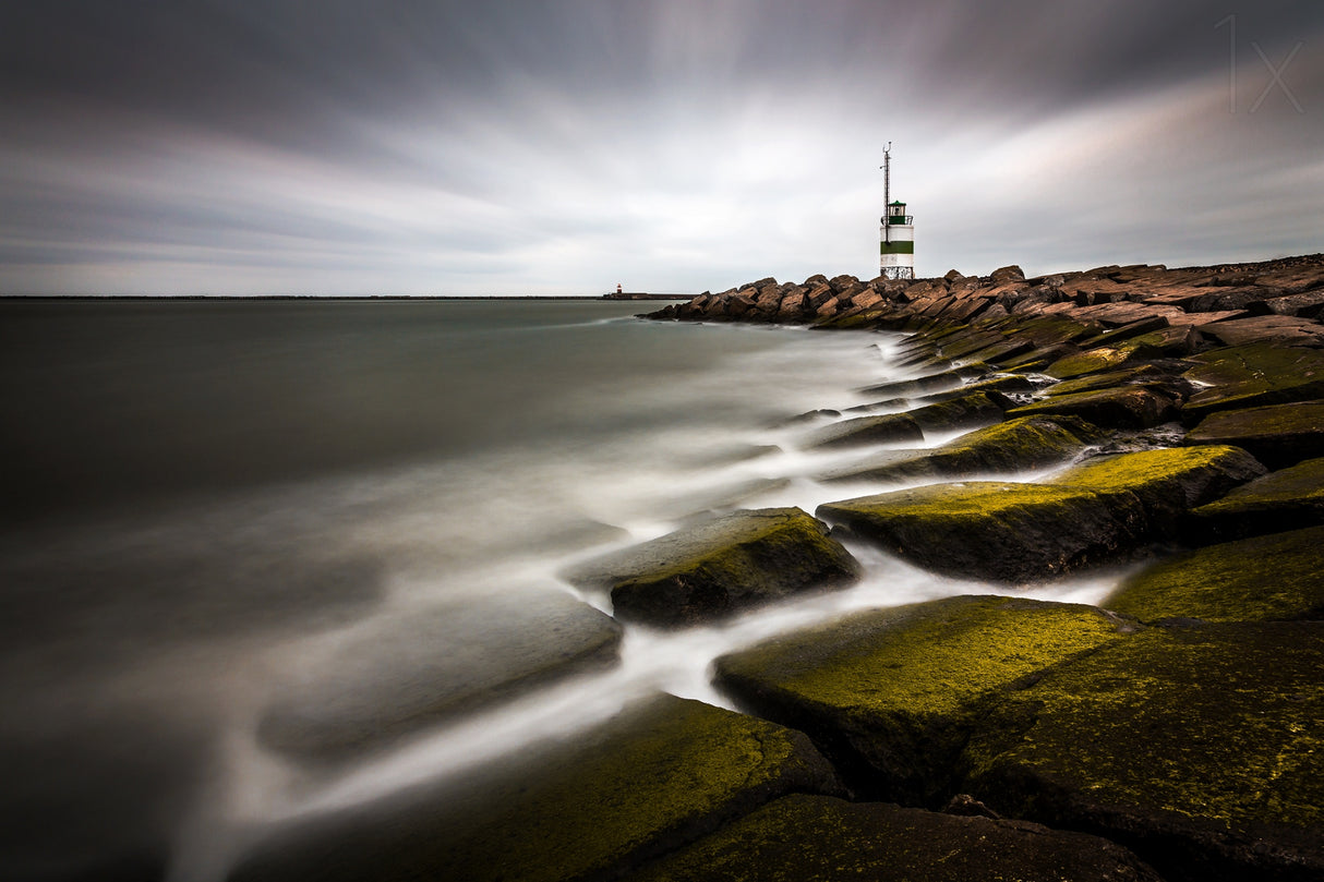 IJmuiden Lighthouse Poster och Canvastavla