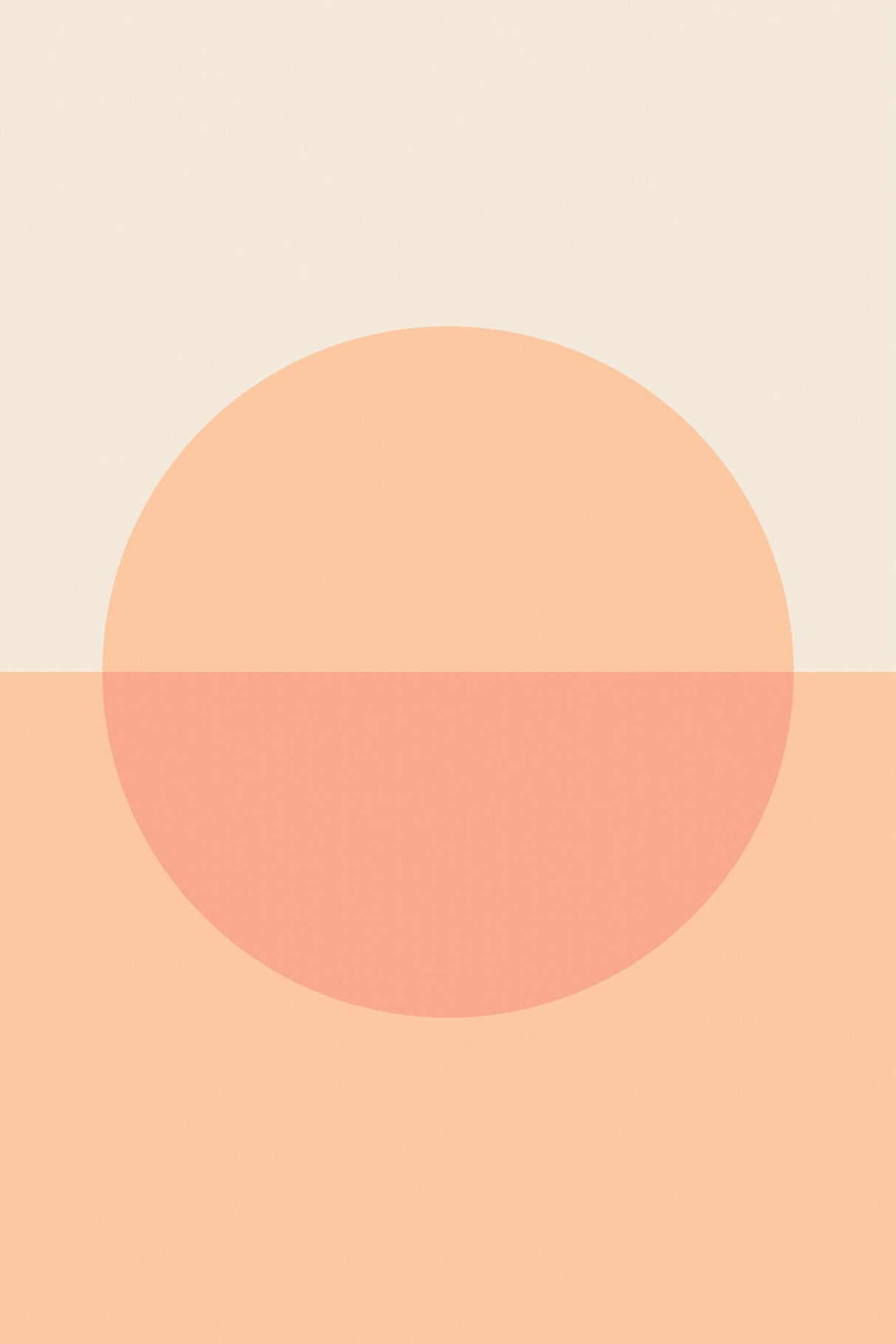 Peach 12 Poster och Canvastavla