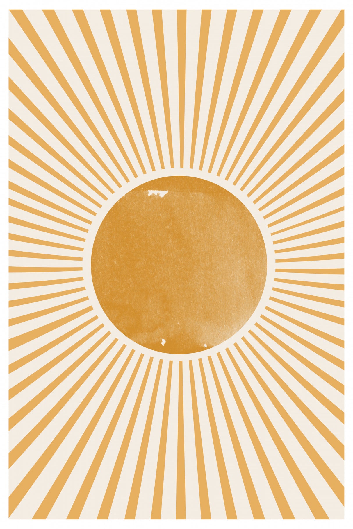 Boho Sun Poster och Canvastavla