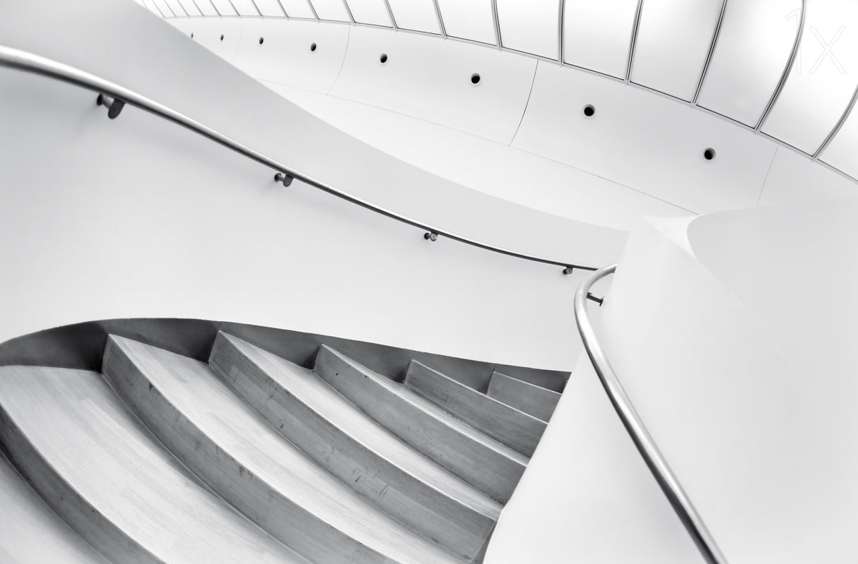Swinging staircase Poster och Canvastavla