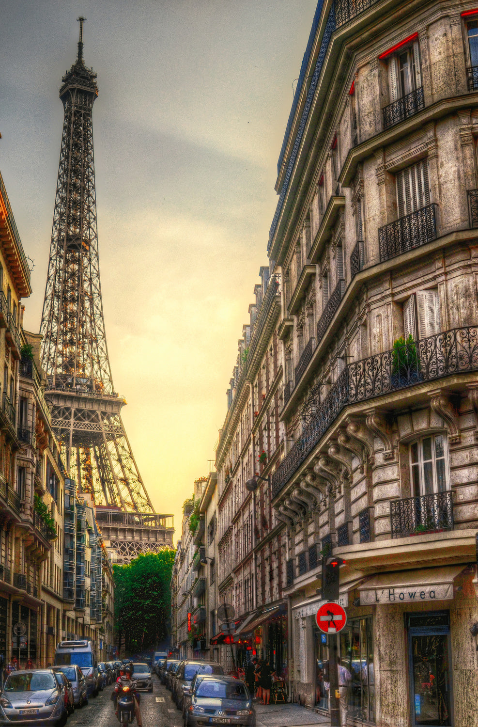Eiffel Tower, Paris, France Poster och Canvastavla