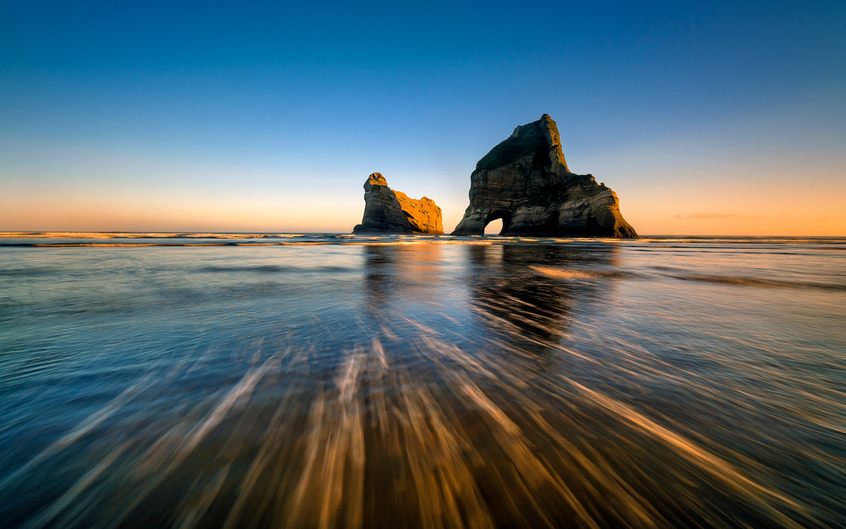 Wharaiki Beach Poster och Canvastavla