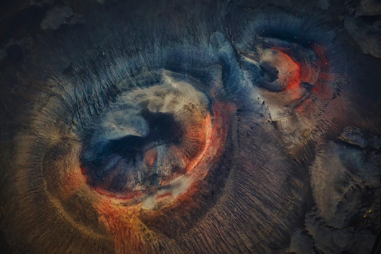 A Tale of Two Craters Poster och Canvastavla