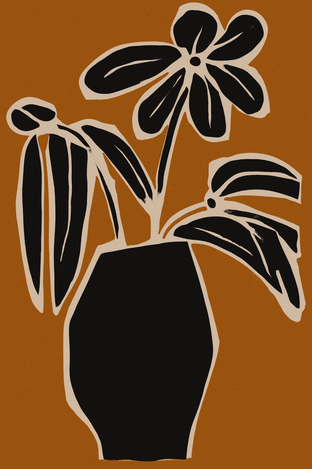 Ochre Still Life No 3 Poster och Canvastavla