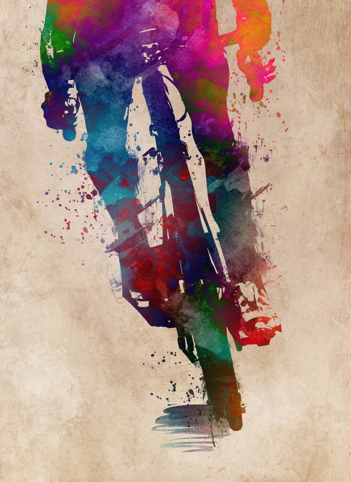 Cycling sport art 19 Poster och Canvastavla