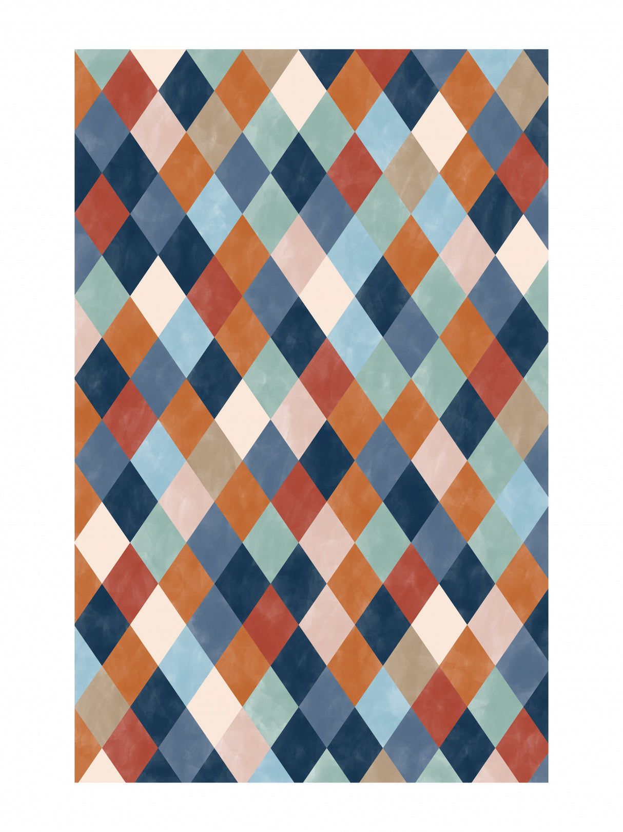 3x4 Aspectratiobluerust60 Poster och Canvastavla