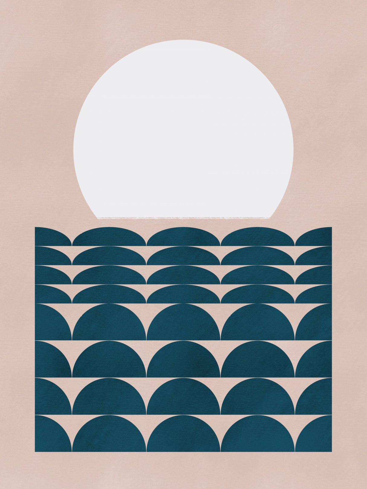 Geometrical Seascape Poster och Canvastavla