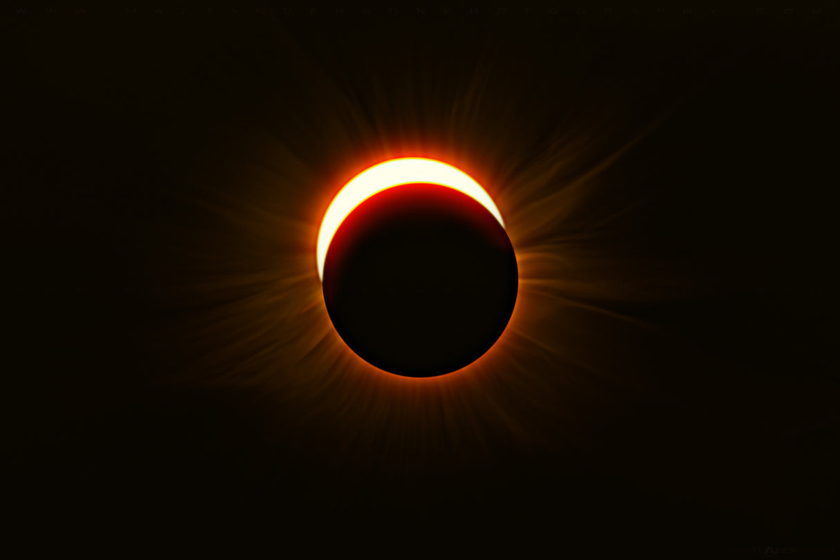 Eclipse 2017 Poster och Canvastavla