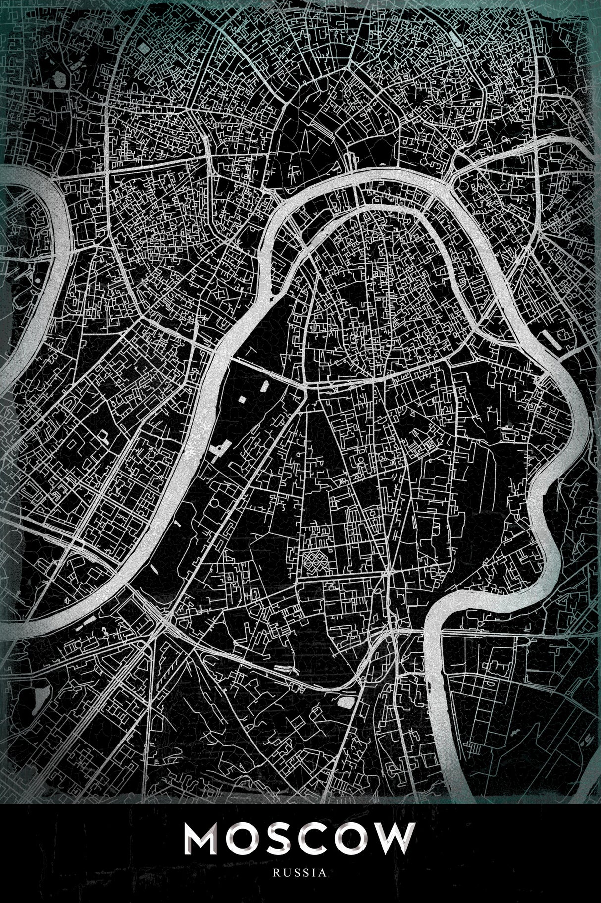 MOSCOW Poster och Canvastavla