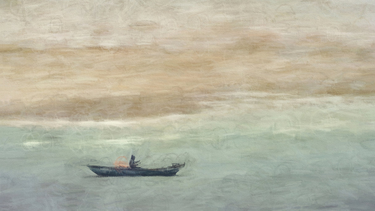 The Young Man and the Sea Poster och Canvastavla