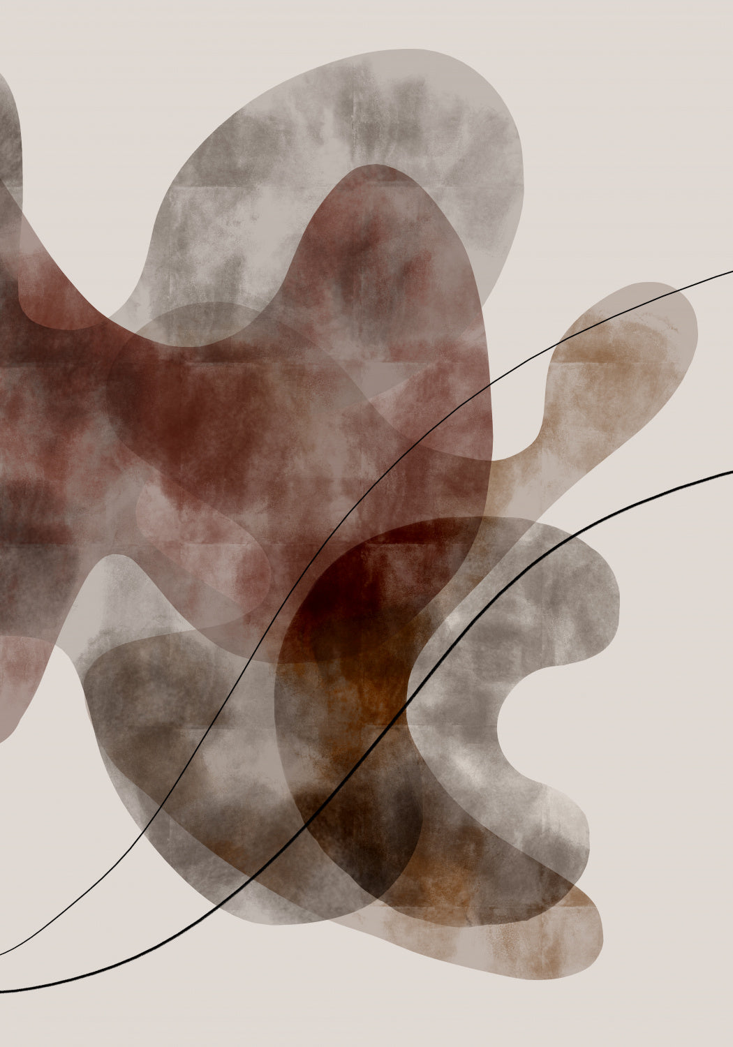 Red Seaweed Poster och Canvastavla