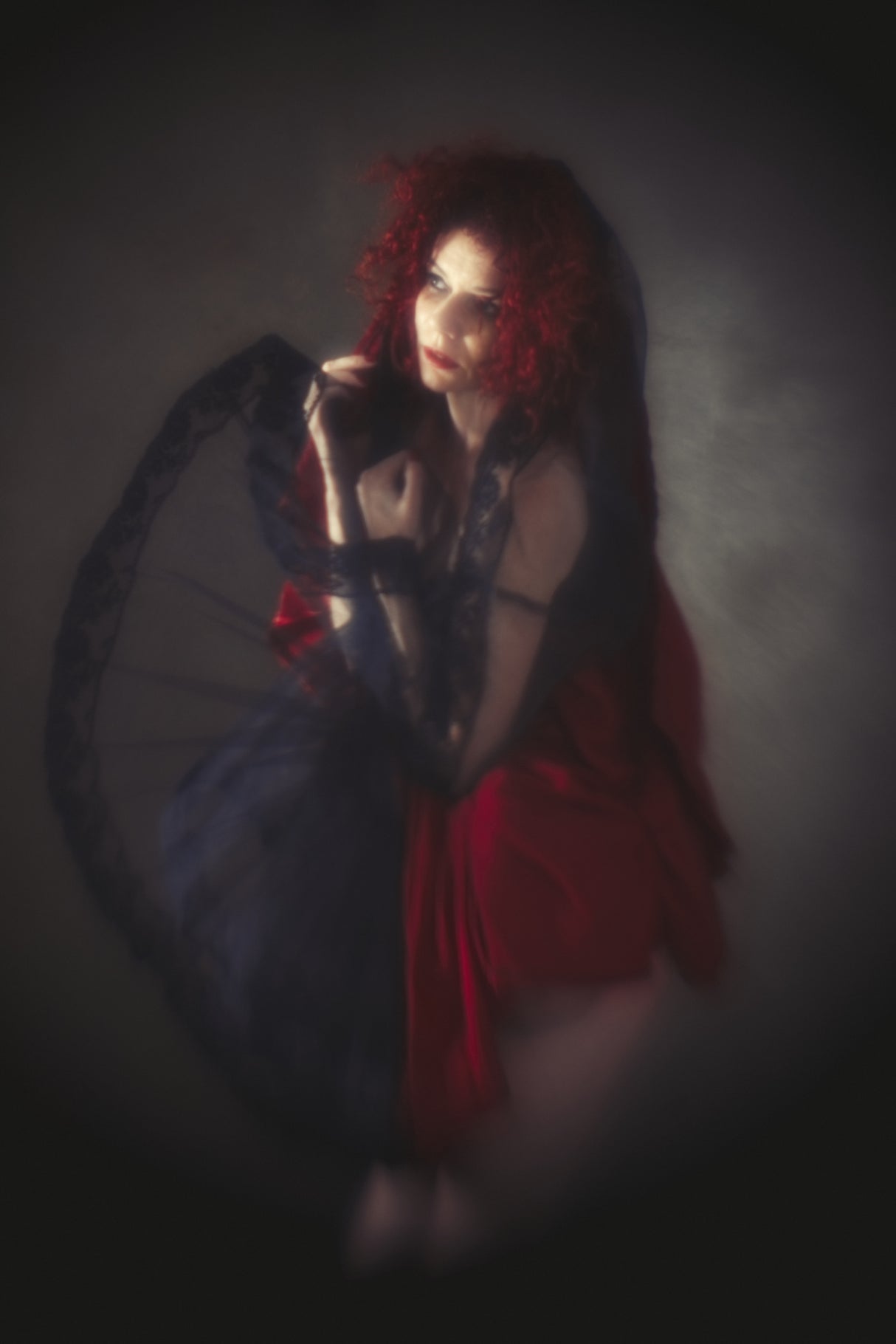 Red and Black Poster och Canvastavla
