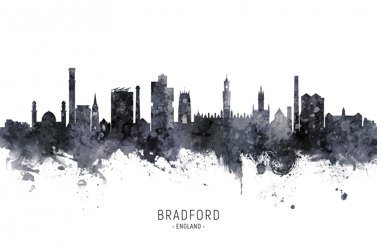 Bradford England Skyline Poster och Canvastavla