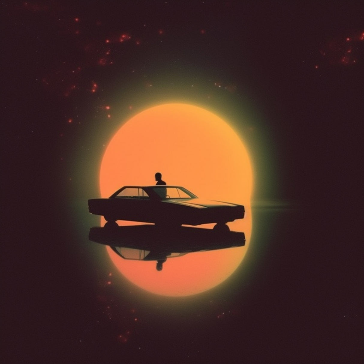 NightDrive Poster och Canvastavla