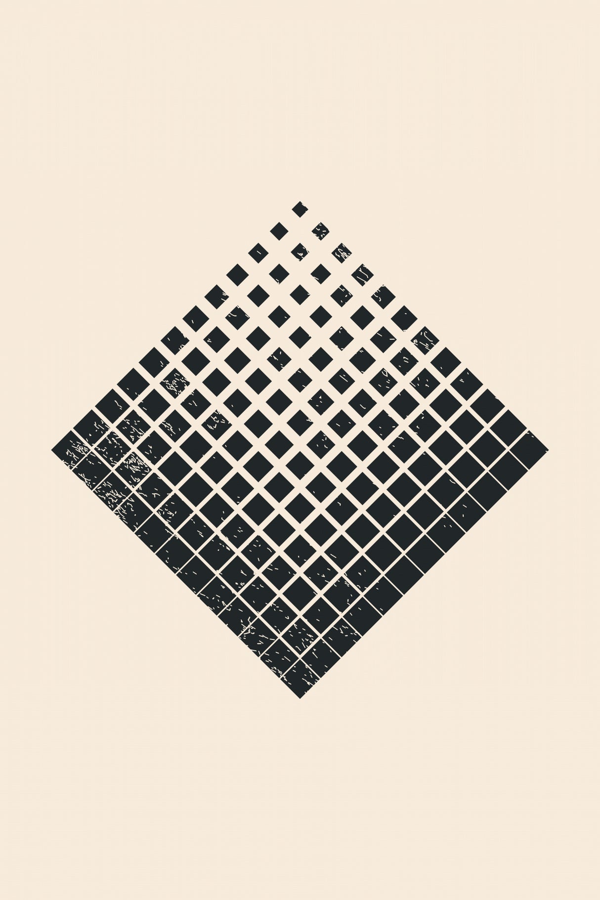 Minimal Halftone Shapes #3 Poster och Canvastavla
