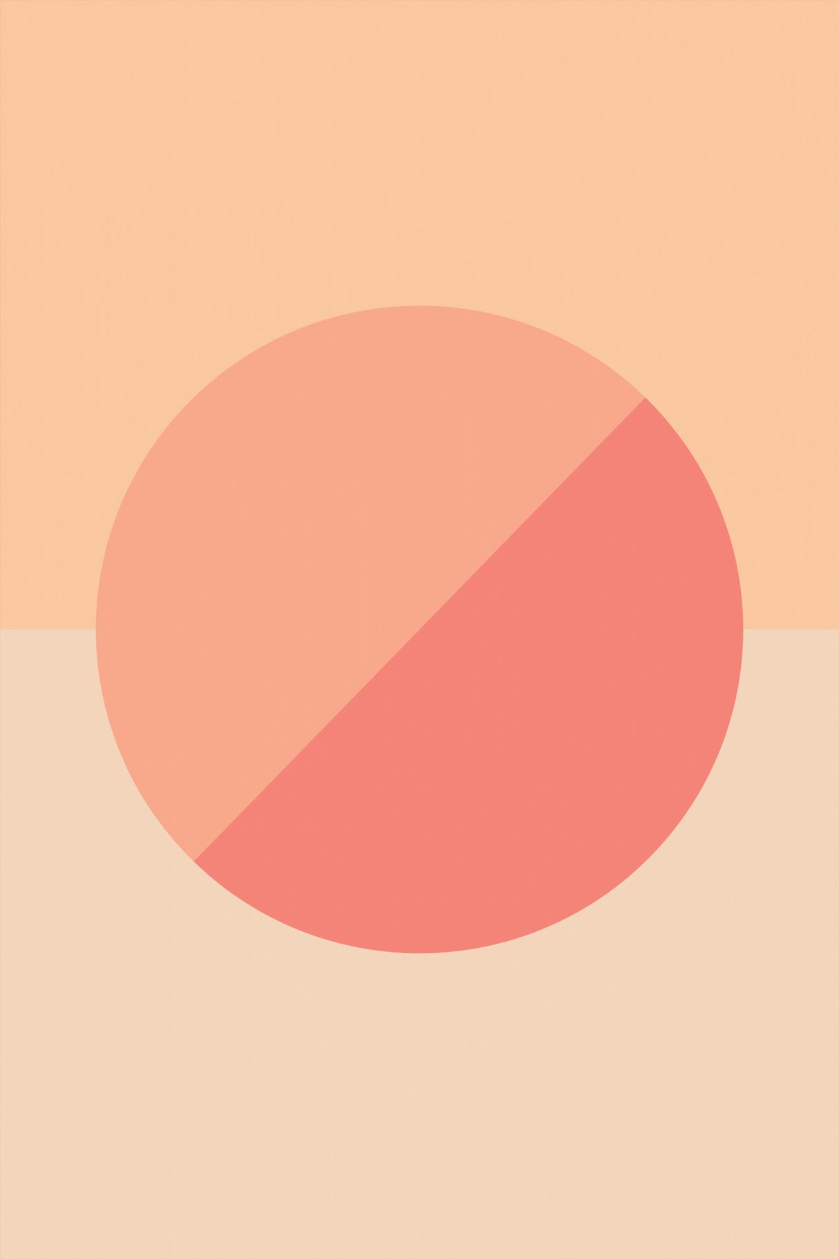 Peach 1 Poster och Canvastavla