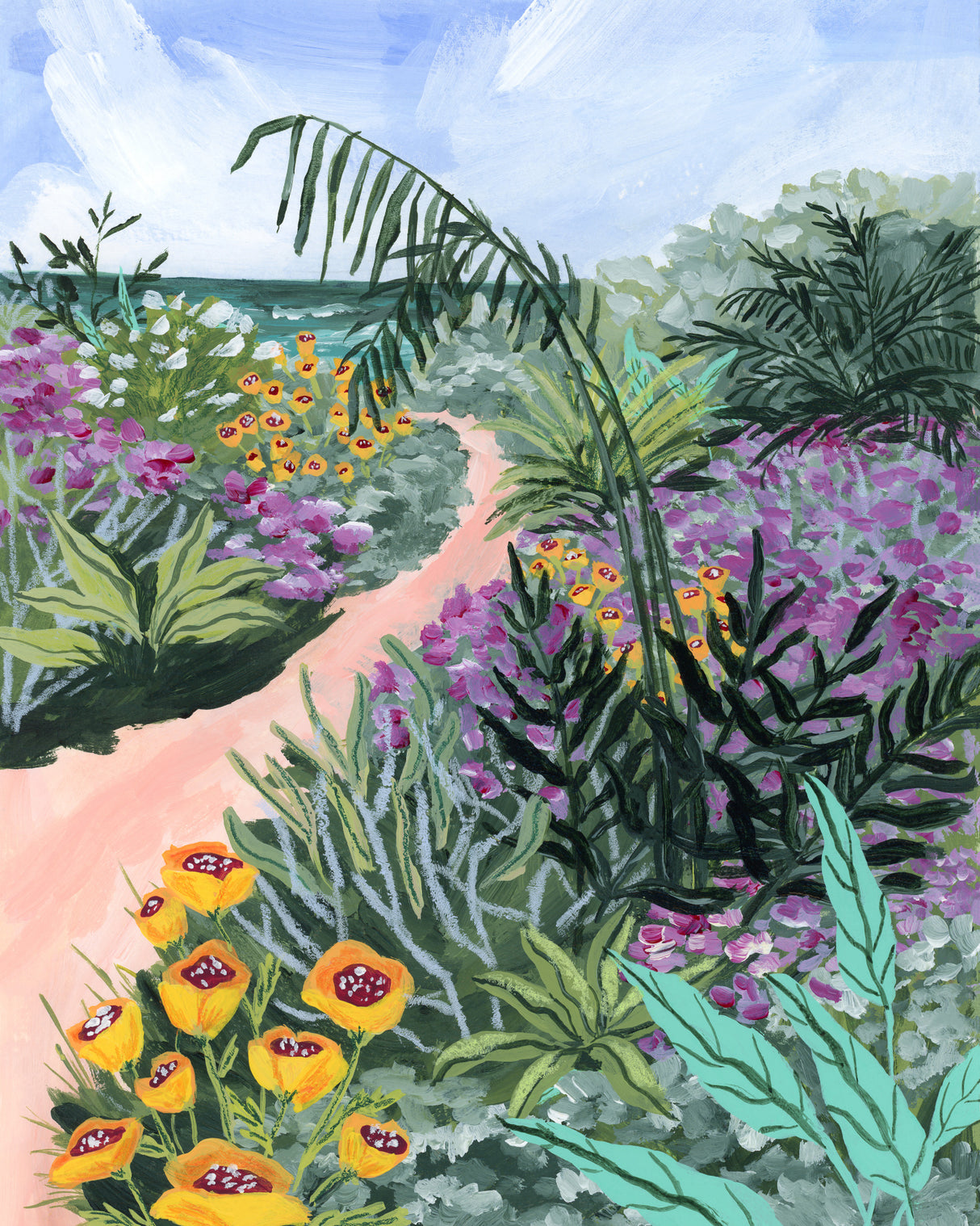 Path to the Pacific II Poster och Canvastavla