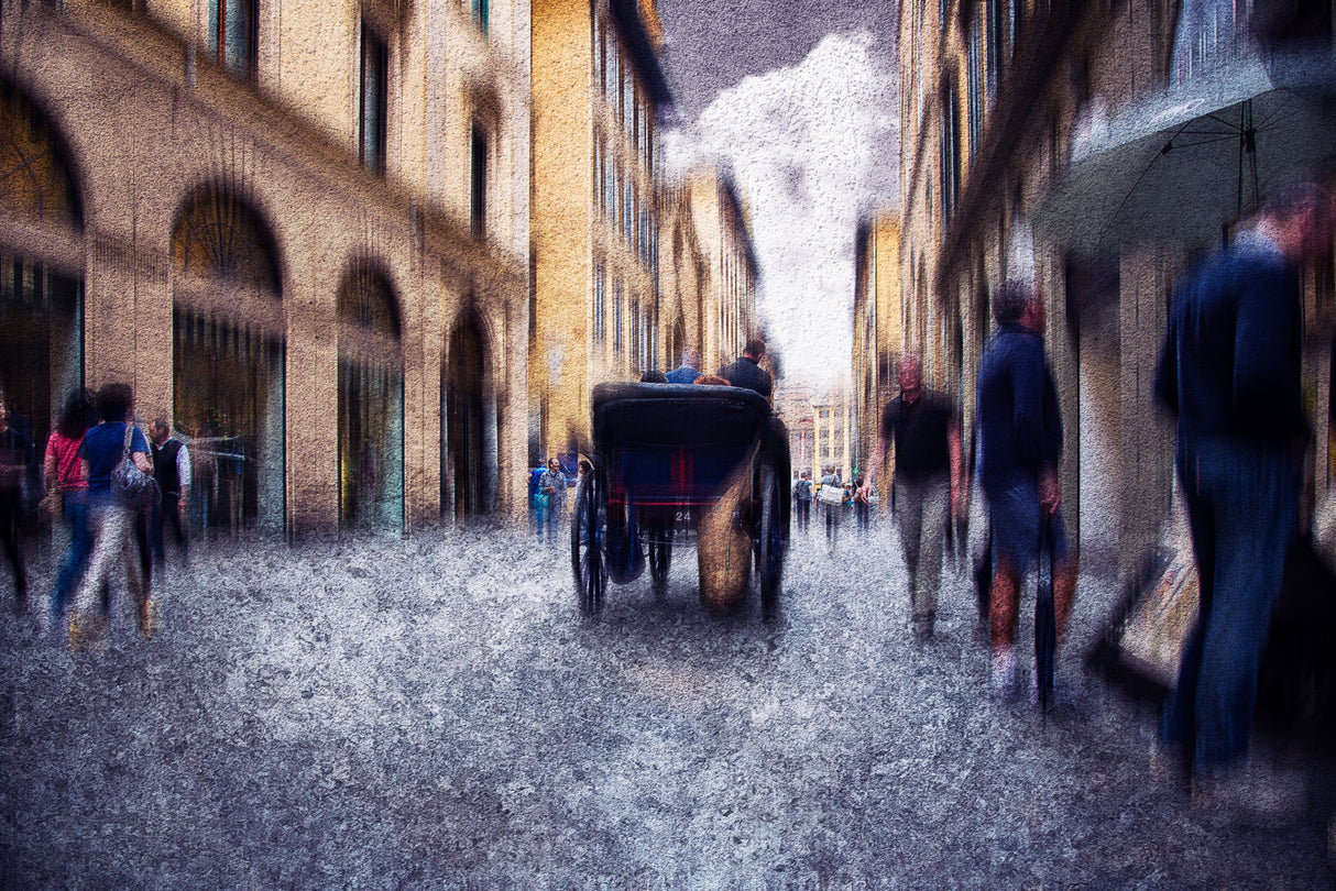 In the alleys of Florence Poster och Canvastavla