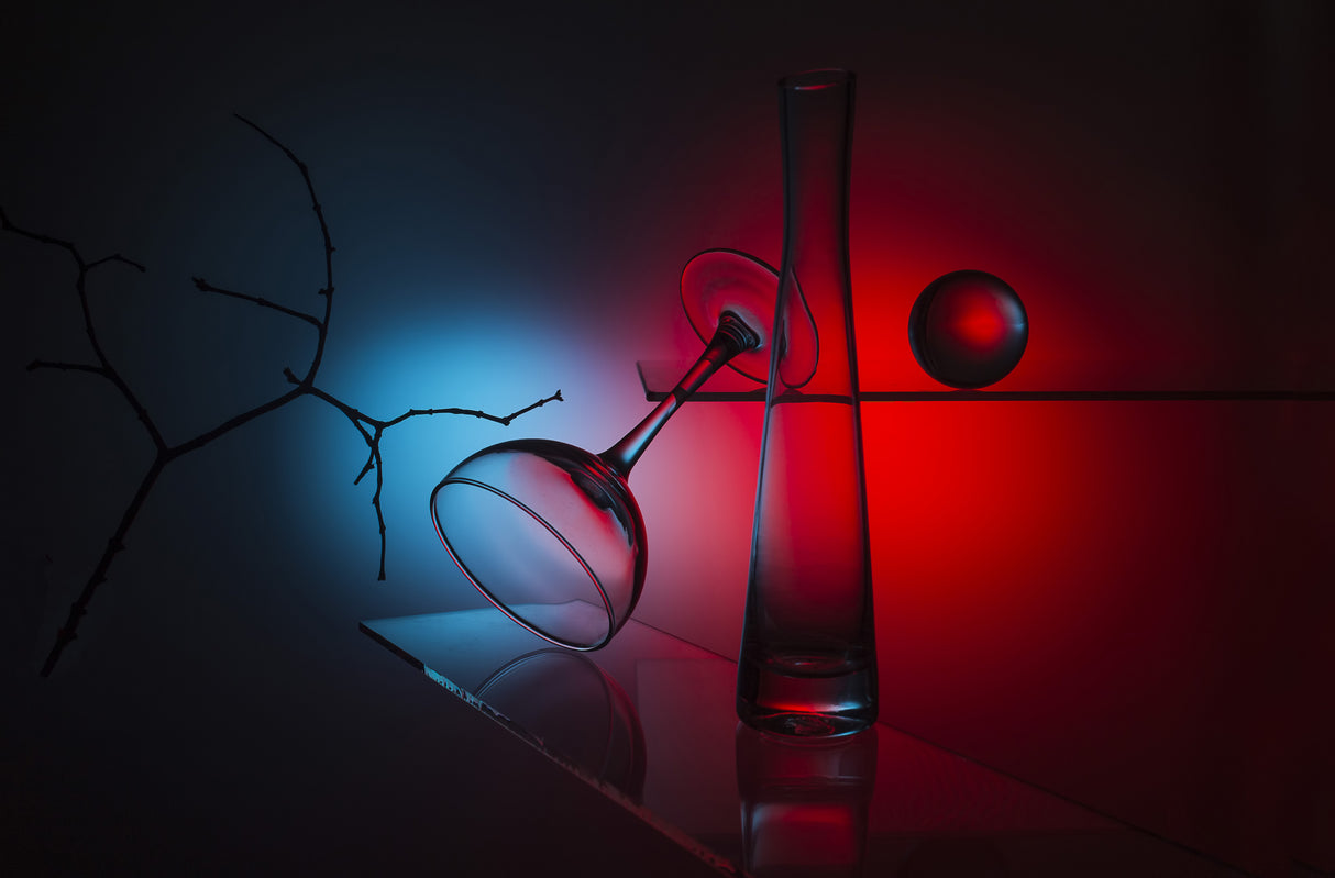 From the series "Experiments with glass" Poster och Canvastavla