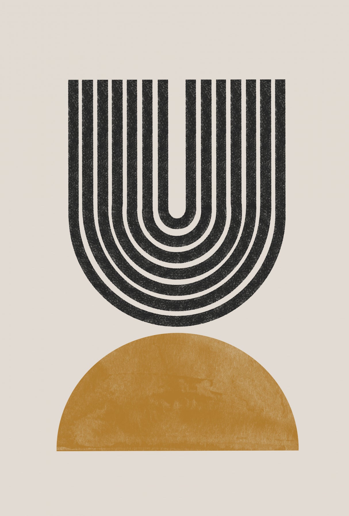 Mid Century Modern No1. Poster och Canvastavla