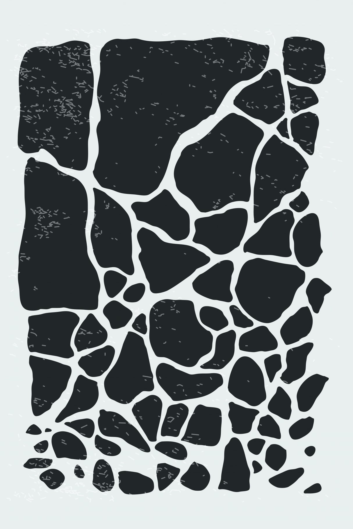 Black Abstract Collection #3 Poster och Canvastavla